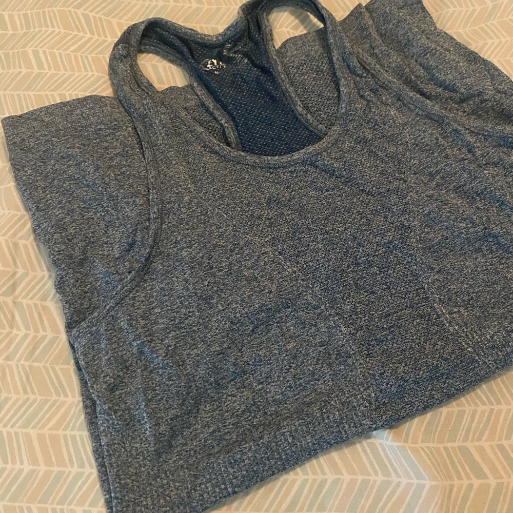 Zyia navy copper charge tank medium